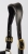 Skórzany kantar z anatomiczną potylicą Harry's Horse Anatom w kolorze black