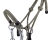 Halter QHP z odpinanym naczółkiem w kolorze olive