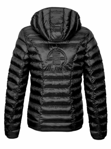 Pikeur Kurtka pikowana jeździecka Tohny caviar widok z tyłu