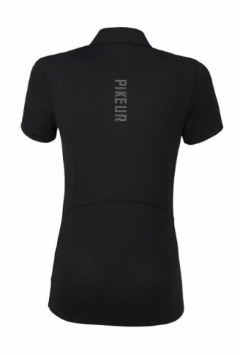 Bluzka jeździecka treningowa Pikeur Brinja w kolorze Black widoczna od tyłu