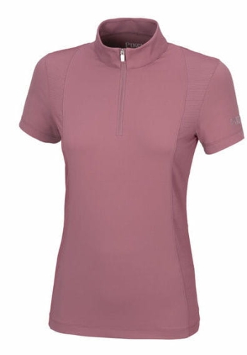 Bluzka jeździecka treningowa Pikeur Brinja w kolorze Noble Rose widoczna od przodu