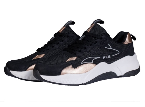 Buty HKM Sneaker Glamour Rosegold w kolorze czarnym