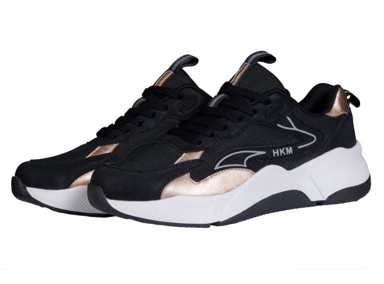 Buty HKM Sneaker Glamour Rosegold w kolorze czarnym