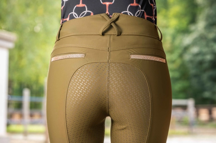 HKM Bryczesy EDINBURGH olive green