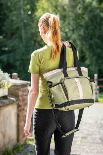 Legginsy jeździeckie HKM Shape Edinburgh w kolorze czarnym