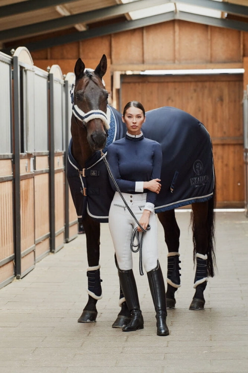 Derka podszyta polarem  Eskadron Pure Dura w kolorze navy