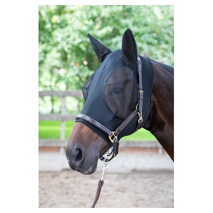 Maska przeciw owadom dla konia Harry's Horse Skinfit w kolorze czarnym