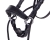 QHP ogłowie bezwędzidłowe THUNDERBOLT black