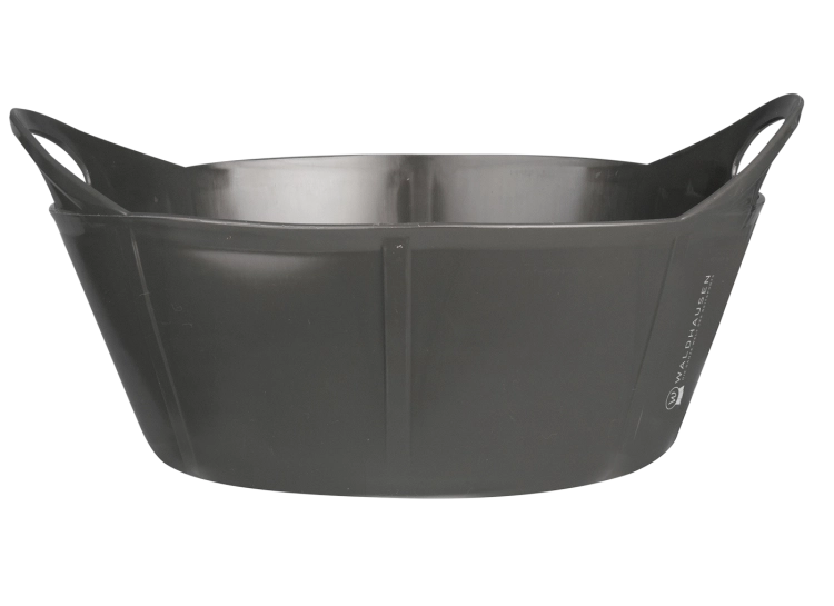 Gumowa miska dla konia Waldhausen Flexibowl 15l w kolorze grey