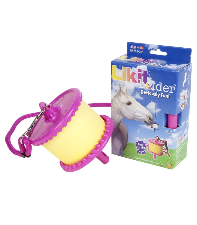 Uchwyt do lizawki Likit Holder w kolorze różowym