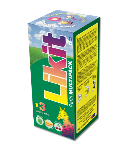 Lizawki dla koni LikIt Multipak 3szt po 650g