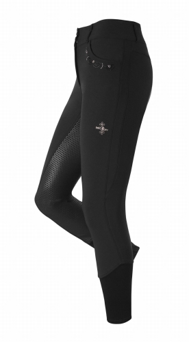 Czarne bryczesy damskie Daisy Chic Rosegold