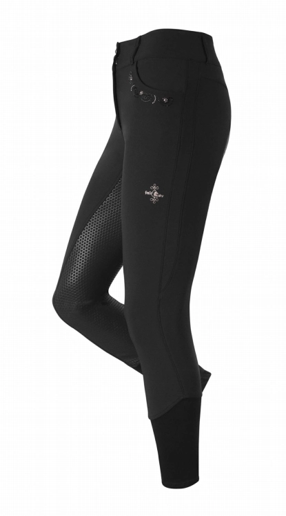 Czarne bryczesy damskie Daisy Chic Rosegold
