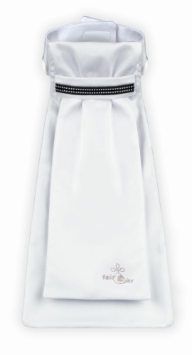 FAIR PLAY plastron FLORINA biały