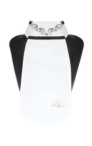 FAIR PLAY plastron LEA CHIC Rosegold biało-czarny