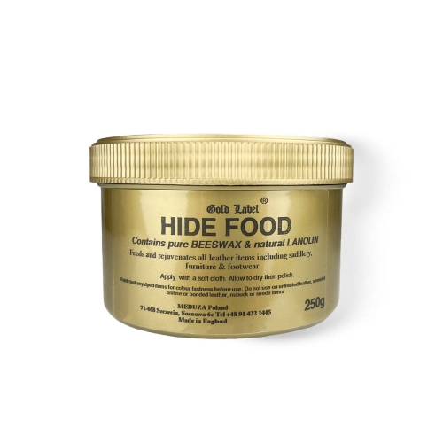 Preparat do pielęgnacji wyrobów skórzanych Gold Label Hide Food 250g