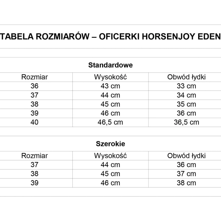 HORSENJOY oficerki EDEN