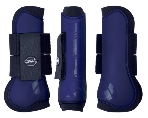 Ochraniacze dla konia na przody QHP Color w kolorze navy