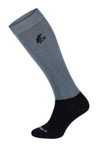 Podkolanówki do jazdy konnej Fair Play Shiny w kolorze stalowoniebieskim