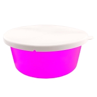 YORK miska z przykrywką 5L różowa