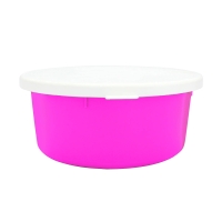 YORK miska z przykrywką 2L różowa