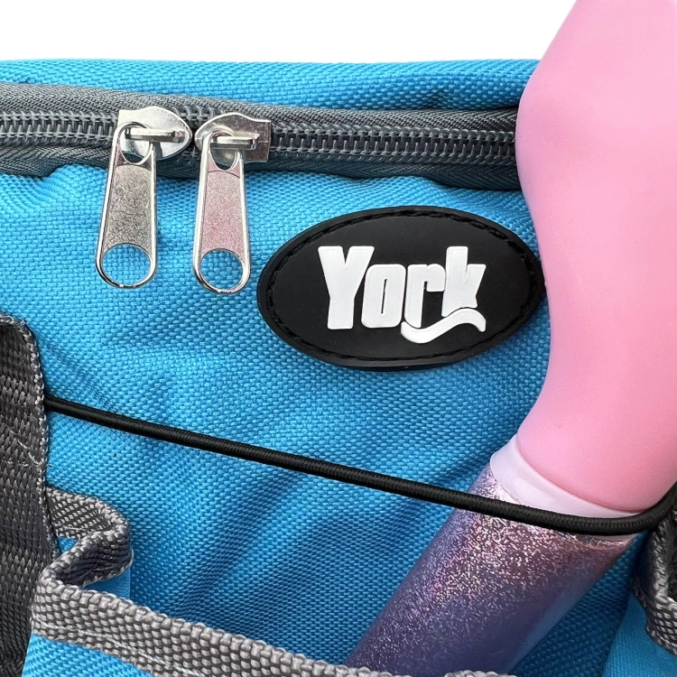 Torba na szczotki York w kolorze niebiesko - szarym