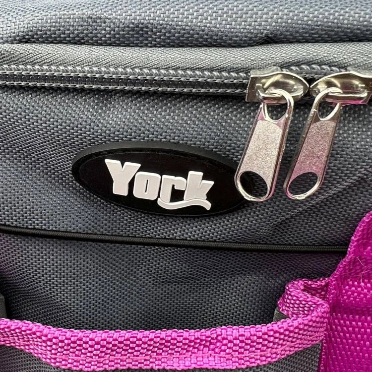 Torba na szczotki York w kolorze szaro - liliowym