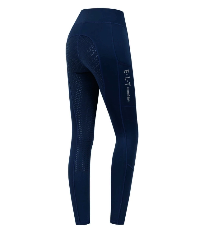 breginsy z cyrkoniami ELT Ella Glam w kolorze night blue widoczne z tyłu