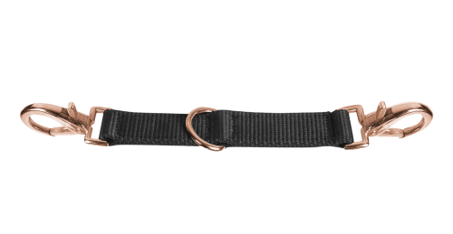 Mostek do lonżowania w kolorze czarnym i rosegold Waldhausen Rose