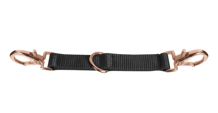 Mostek do lonżowania w kolorze czarnym i rosegold Waldhausen Rose