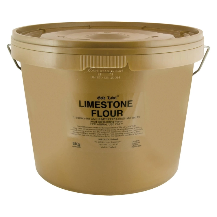 Węglan wapnia dla koni Gold Label Limestone Flour 5kg