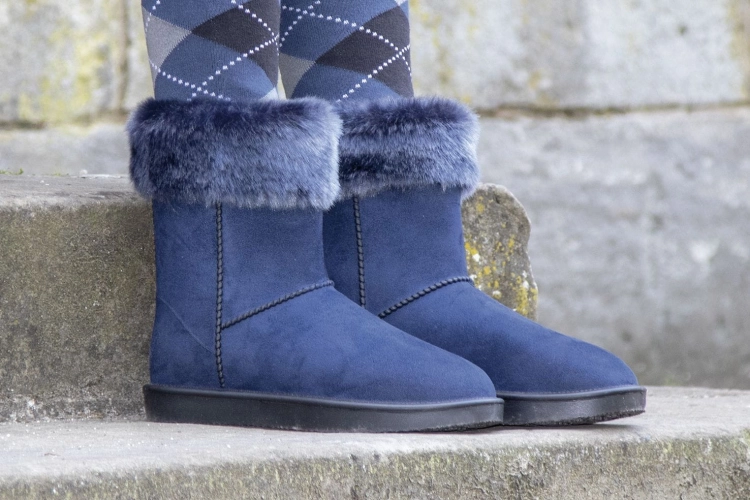 Buty wywijane HKM Davos w kolorze granatowym