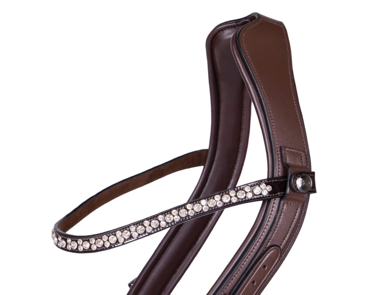 PRESTEQ Ogłowie Anatom FAYSPORT Glitter brown