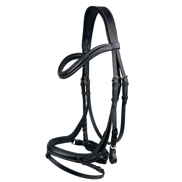 HORSENJOY ogłowie ANATOMIC czarne