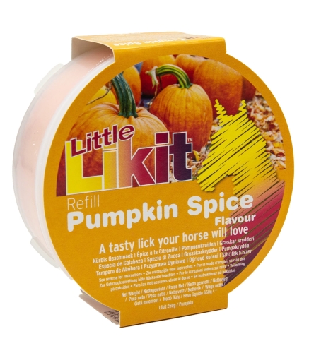 Lizawka dla konia Likit o smaku pumpkin spice wkład 250g