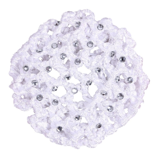 Siateczka na koka na zawody jeździeckie QHP Diamond w kolorze białym