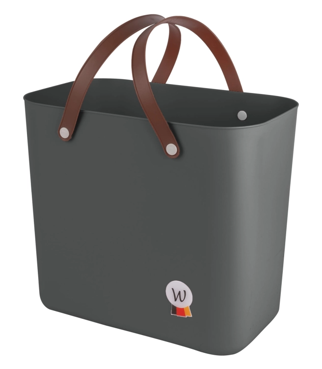 Plastikowa torba do stajni Waldhausen Eco Multibag 25L w kolorze szarym
