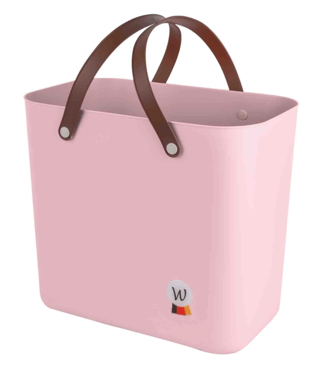 Plastikowy pojemnik do stajni Waldhausen Eco Multibag 25L w kolorze różowym