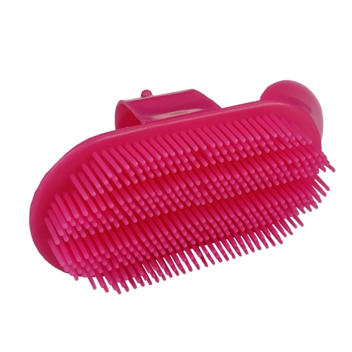 Zgrzebło iglak 14cm w kolorze fuksja York Junior