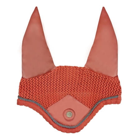 Nauszniki dla konia Horsenjoy Desire w kolorze łososiowym