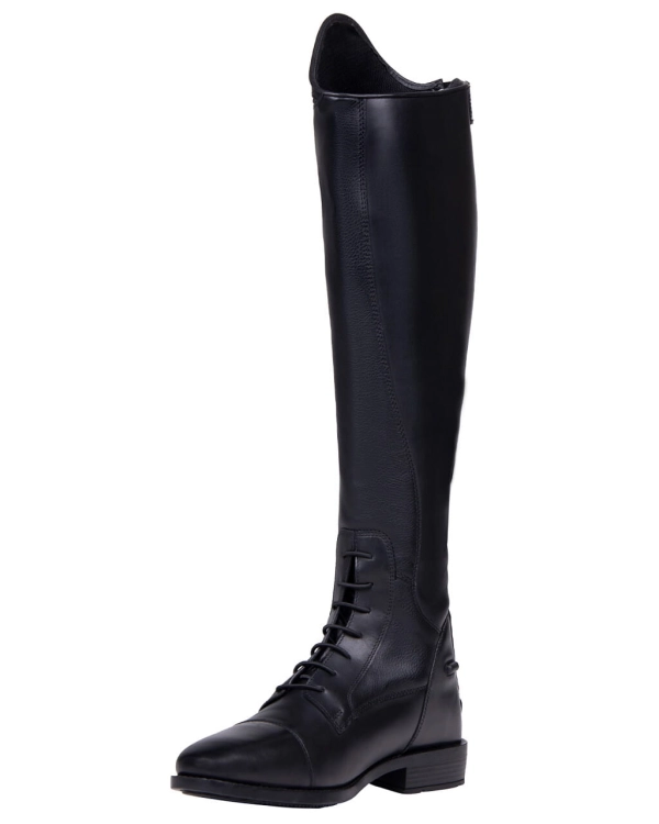 Buty jeździeckie damskie QHP Lyssa w kolorze czarnym
