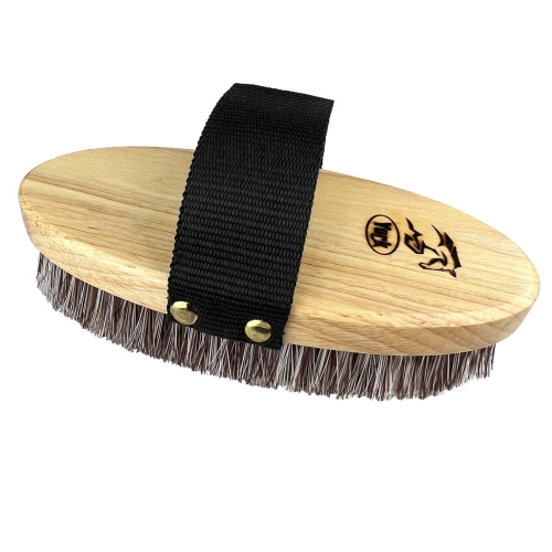 Szczotka dla konia drewniana 20cm York Woody