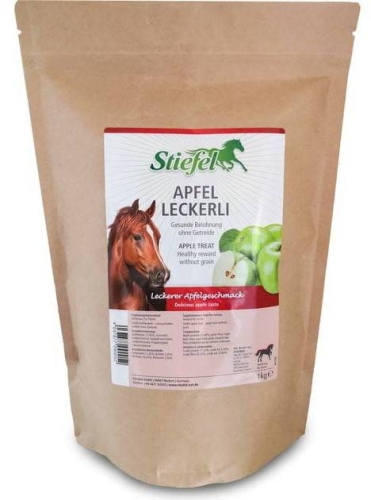 Naturalne smakołyki dla koni Stiefel Apfel o smaku jabłkowym