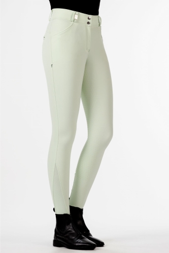 Bryczesy damskie HKM Crystal w kolorze mint