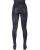Legginsy jeździeckie ocieplane QHP Raquel w kolorze black widoczne z ztyłu