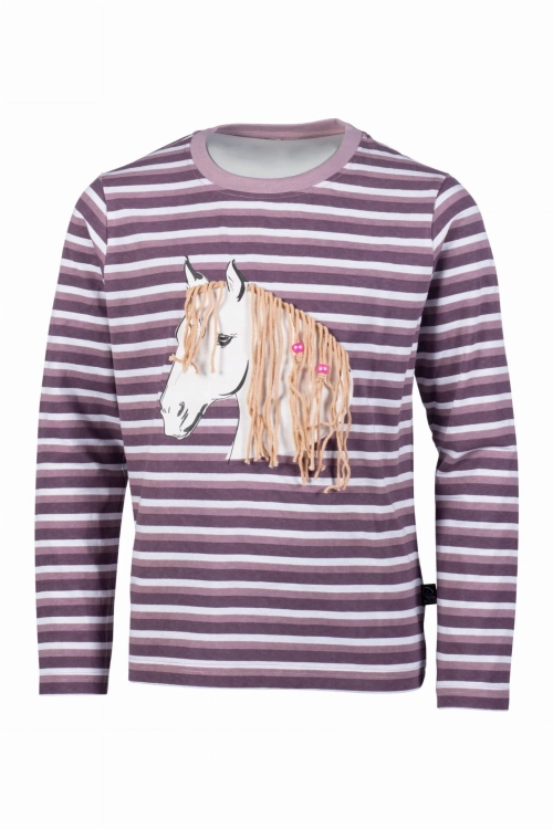 Bluzka dla dziewczynki z koniem HKM Alva w kolorze lilac