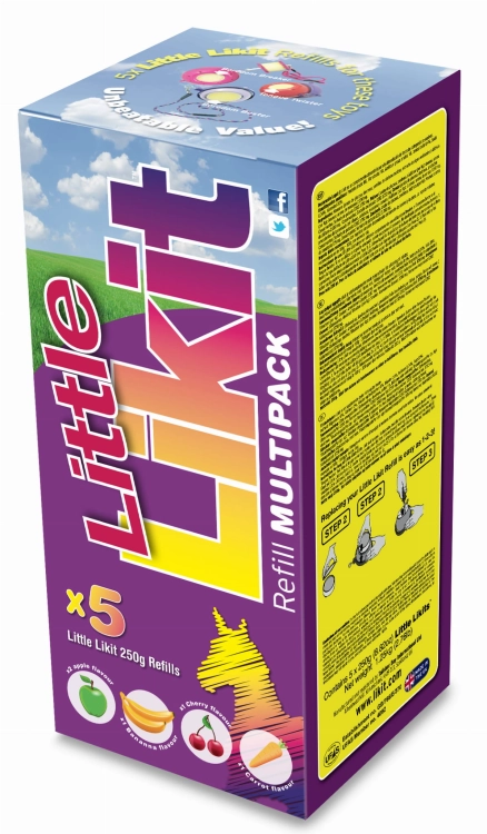 Lizawki dla koni smakowe Likit Multipack 5 x 250g