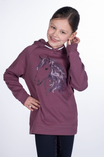 Bluza jeździecka dziecięca HKM Junior Alva w kolorze lilac