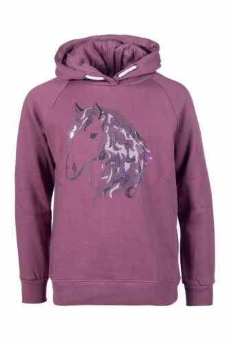 Bluza jeździecka dla dziewczynki HKM Junior Alva w kolorze lilac