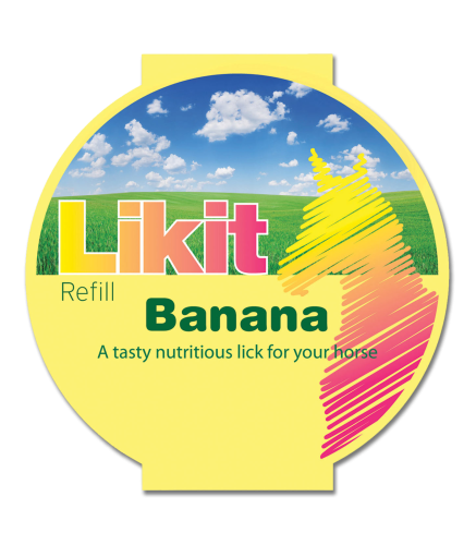 Lizawka dla konia Likit o smaku bananowym wkład 250g
